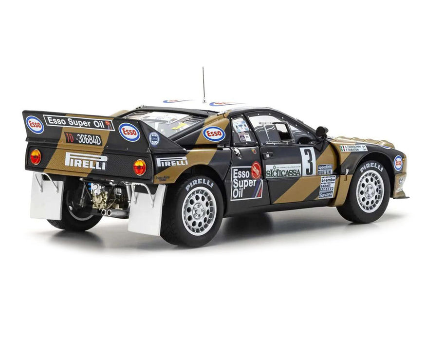 Kyosho Diecast KS08306H 1/18 Scale Lancia Rally 037 1985 Targa Florio #3