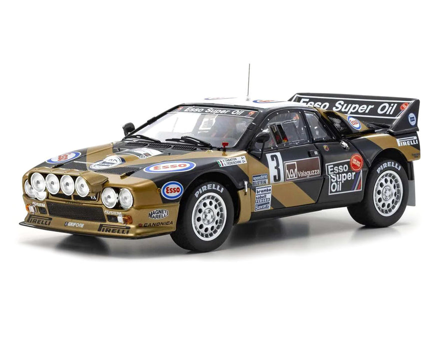 Kyosho Diecast KS08306H 1/18 Scale Lancia Rally 037 1985 Targa Florio #3