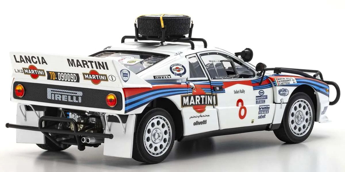 Kyosho Diecast KS08306J 1/18 Scale Lancia Rally 037 1985 Safari #8