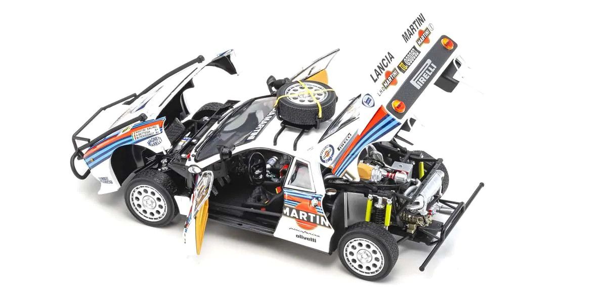 Kyosho Diecast KS08306J 1/18 Scale Lancia Rally 037 1985 Safari #8