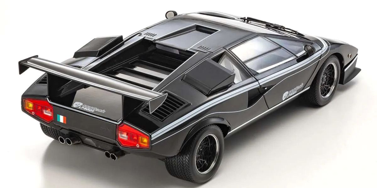 Kyosho Diecast KS08617BK 1/12 Scale Lamborghini Countach LP500R, Black