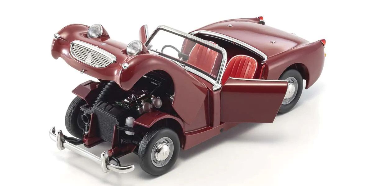 Kyosho Diecast KS08953R 1/18 Scale Austin Healey Sprite, Cherry Red