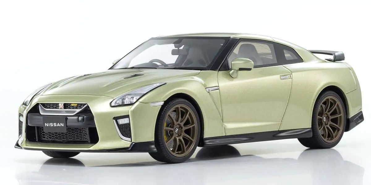 Kyosho Diecast KSR18057MJ 1/18 Nissan GT-R Premium Edition T-Spec (Millenium Jade)