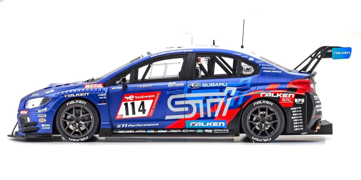Kyosho Diecast KSR18058A 1/18 Subaru WRX STI NBR Challenge 2022