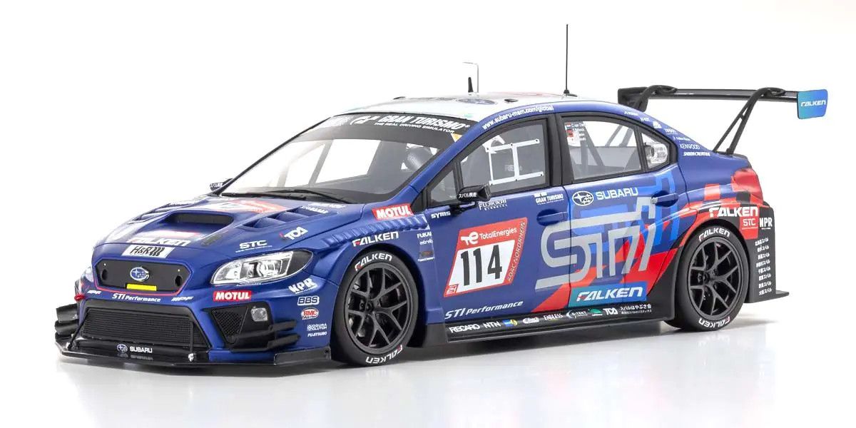Kyosho Diecast KSR18058A 1/18 Subaru WRX STI NBR Challenge 2022