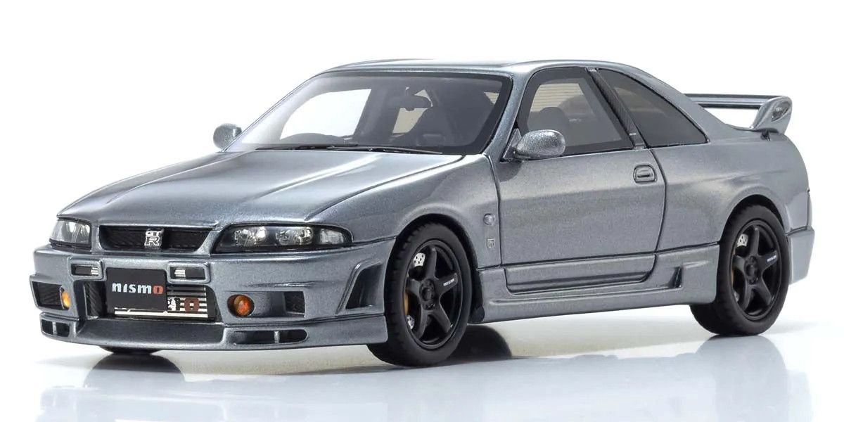 Kyosho Diecast KSR43109GR 1/43 Scale Nissan Skyline GT-R R33 NISMO Grand Touring  (Gray)