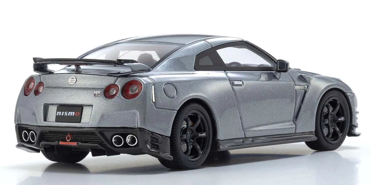 Kyosho Diecast KSR43110GR 1/43 Scale Nissan GT-R R35 NISMO Grand Touring  (Gray)