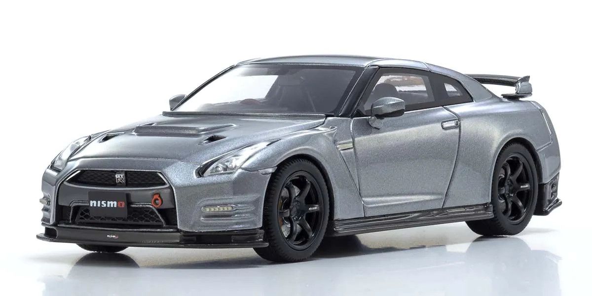 Kyosho Diecast KSR43110GR 1/43 Scale Nissan GT-R R35 NISMO Grand Touring  (Gray)