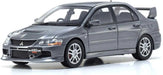 Kyosho Diecast KSR43111GR 1/43 Scale Mitsubishi Lancer Evolution IX MR, Gray