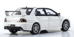 Kyosho Diecast KSR43111W 1/43 Scale Mitsubishi Lancer Evolution IX MR, White