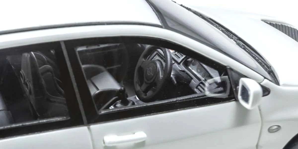 Kyosho Diecast KSR43111W 1/43 Scale Mitsubishi Lancer Evolution IX MR, White