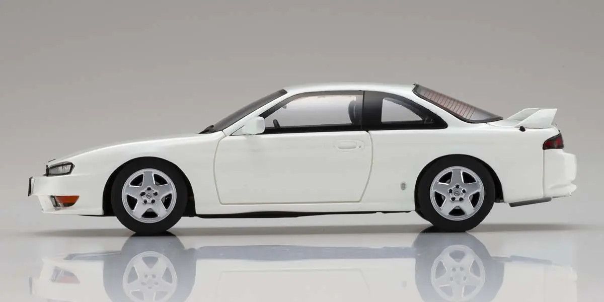 Kyosho Diecast KSR43112W 1/43 Nissan Silvia K's (S14) White