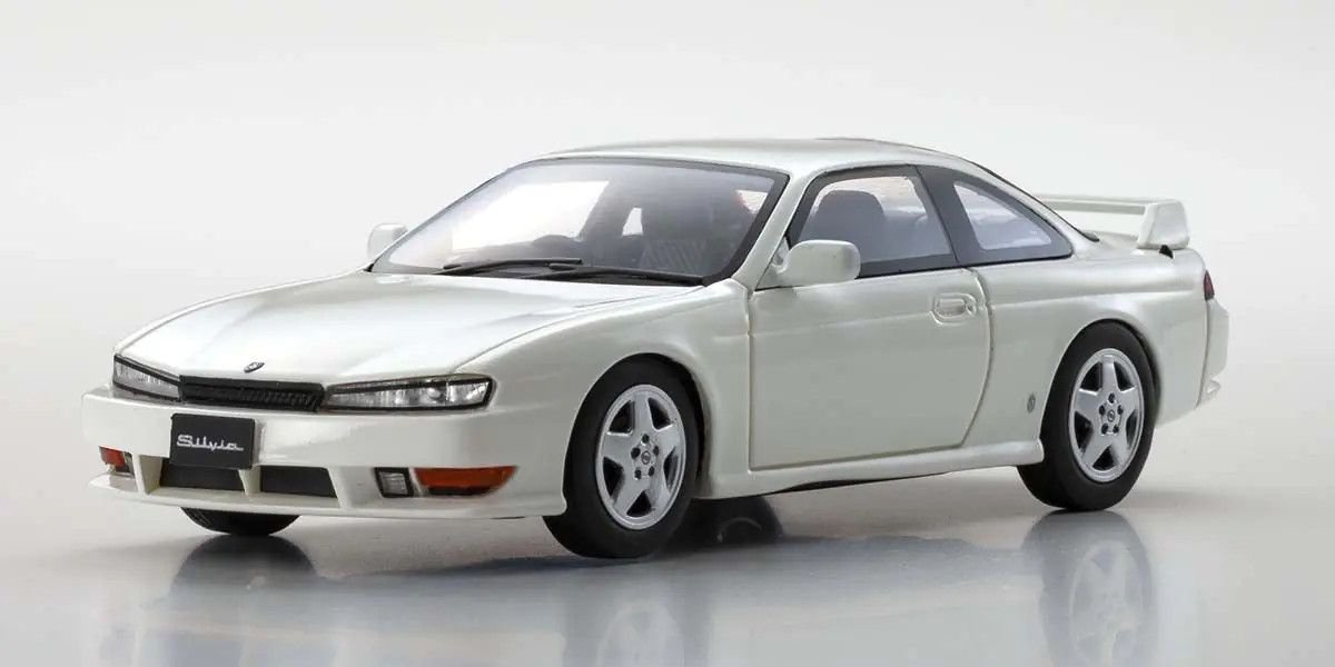 Kyosho Diecast KSR43112W 1/43 Nissan Silvia K's (S14) White