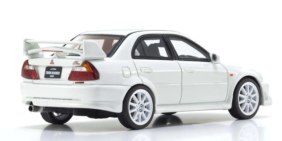 Kyosho Diecast KSR43116W 1/43 Mitsubishi Lancer Evolution VI (White)