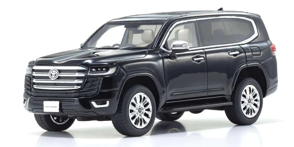 Kyosho Diecast KSR43119BK 1/43 Toyota LandCruiser ZX Black