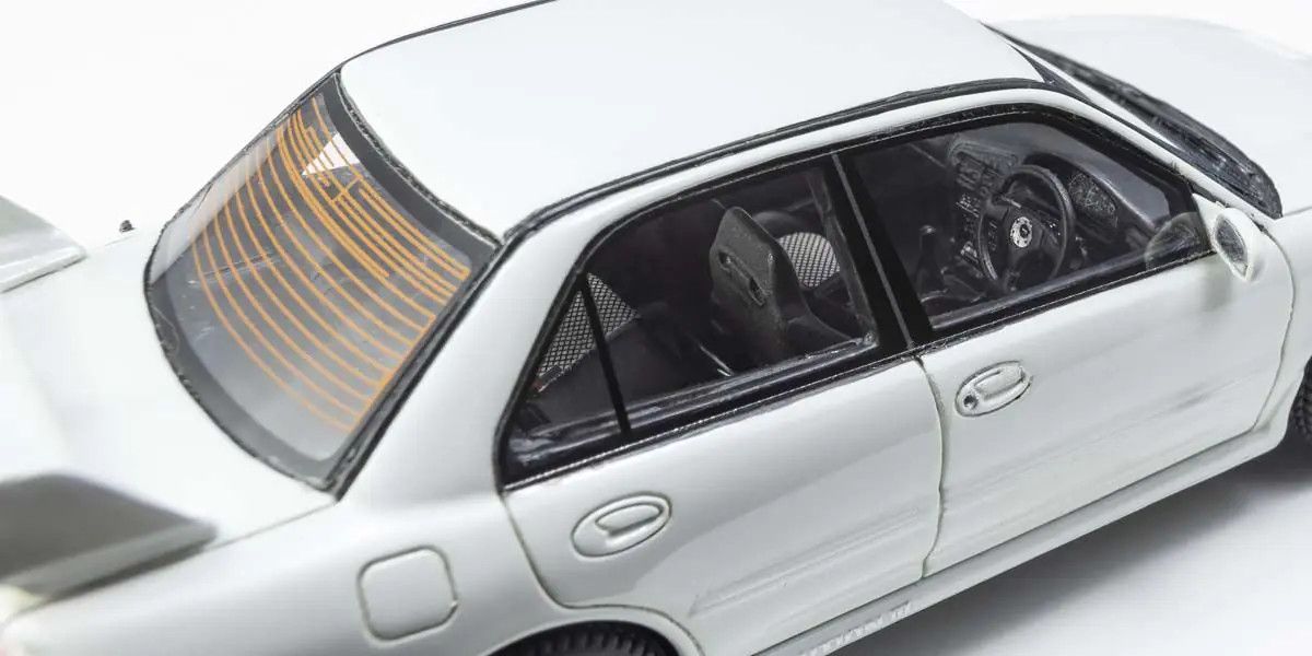 Kyosho Diecast KSR43120W 1/43 Mitsubishi Lancer Evolution III White