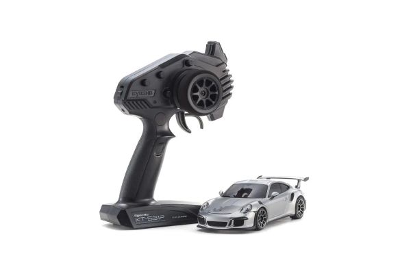 Kyosho KYO32358S Mini Z MR-04 RWD Porsche 911 GTR RS Readyset - Silbermetallic