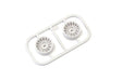 Kyosho MDH100W-N25 White Wheel N/Offset 2.5 for Mini-Z AWD (2 Pieces)