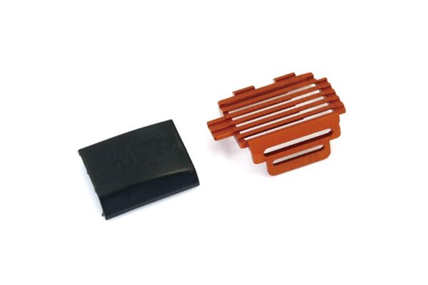 Kyosho MDW027 Orange Aluminum Motor Cover for Mini-Z AWD