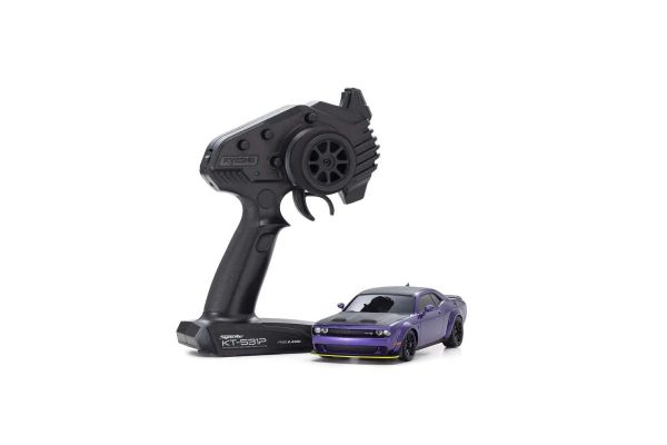 Kyosho Mini-Z MA-020 AWD Readyset Dodge Challenger SRT Hellcat Redeye Plum Crazy