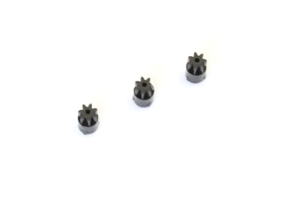 Kyosho MZ6BK-07 7T Pinion Gear Set for Mini-Z (3 Pieces)