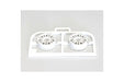 Kyosho MZH131W-N0B 0 Offset White Narrow Wheels for Mini-Z RWD (1 Pair)
