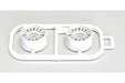 Kyosho MZH131W-W-1 Multi Wheel II W/Offset -1.0 White/RE30) 1 Pair