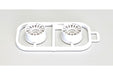 Kyosho MZH131W-W1 Multi Wheel II W/Offset 1.0 (White/RE30) 1 Pair