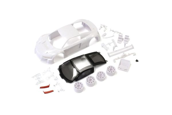 Kyosho MZN189 Audi R8LMS 2015/16 White Body Set for Mini-Z