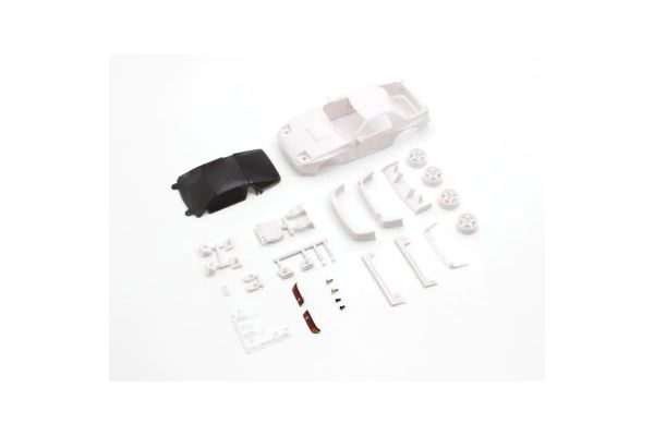 Kyosho MZN213 Mazda Savanna RX-7 FC3S White Body Set with Wheels for AWD