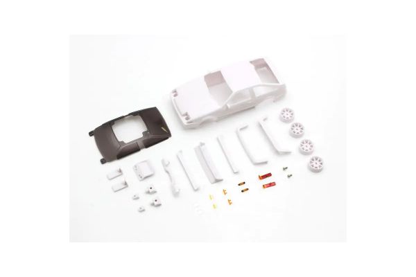 Kyosho MZN214 Toyota Sprinter Trueno AE86 White Body Set with Wheels for AWD