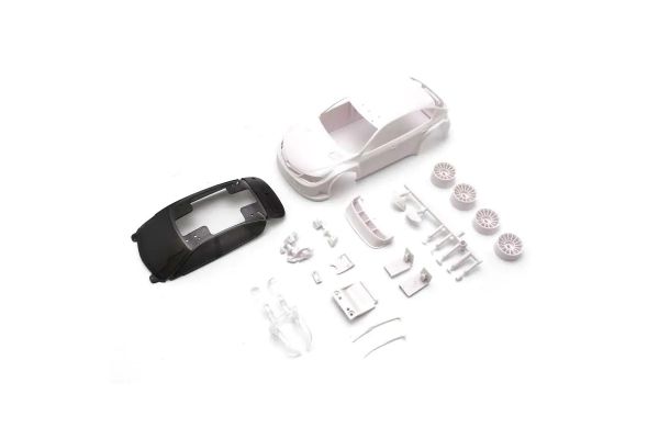 Kyosho MZN221 Subaru Impreza WRC2008 White Body with Wheels