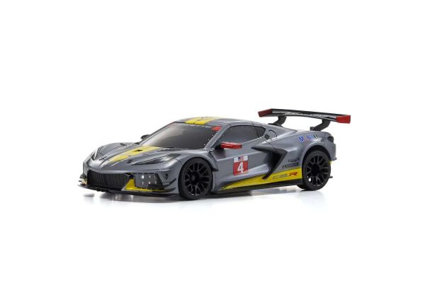 Kyosho MZP244GM ASC MR03W-MM Chevrolet Corvette C8.R Body Gunmetal