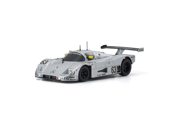 Kyosho MZP345S 1989 Sauber Mercedes C9 Body Le Mans #63 ASC MR-03W-LM for Mini-Z