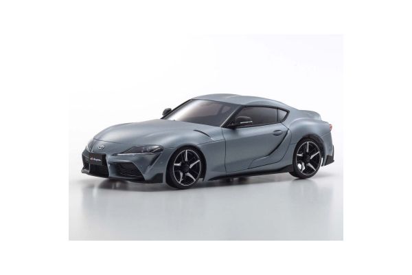 Kyosho MZP450GM ASC MA-020 Toyota GR Supra Matte Storm Gray Metallic Mini-Z Autoscale Body