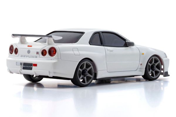 Kyosho MZP460W Mini-Z ASC MA-020 Nissan Skyline GT-R V.spec II Nur (R34) Body White