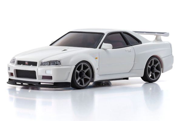 Kyosho MZP460W Mini-Z ASC MA-020 Nissan Skyline GT-R V.spec II Nur (R34) Body White