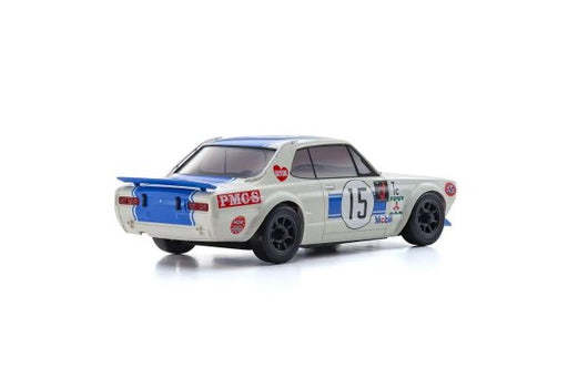 京商 Nissan Skyline 2000 GT-R KPGC10 Kyosho MZP472BL 1972 Nissan Skyline White/Blue 2000GT-R (KPGC10