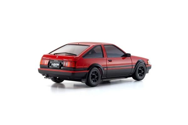 Kyosho MZP473RBK Mini-Z ASC Toyota Corolla Levin AE86 Red/Black Body Only