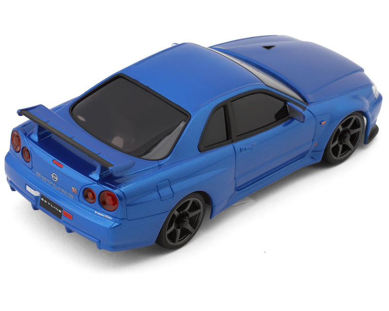 Kyosho MZP487MB ASC MA-020 Nissan Skyline GT-R (R34) V.spec II Nur Body - Metallic Blue