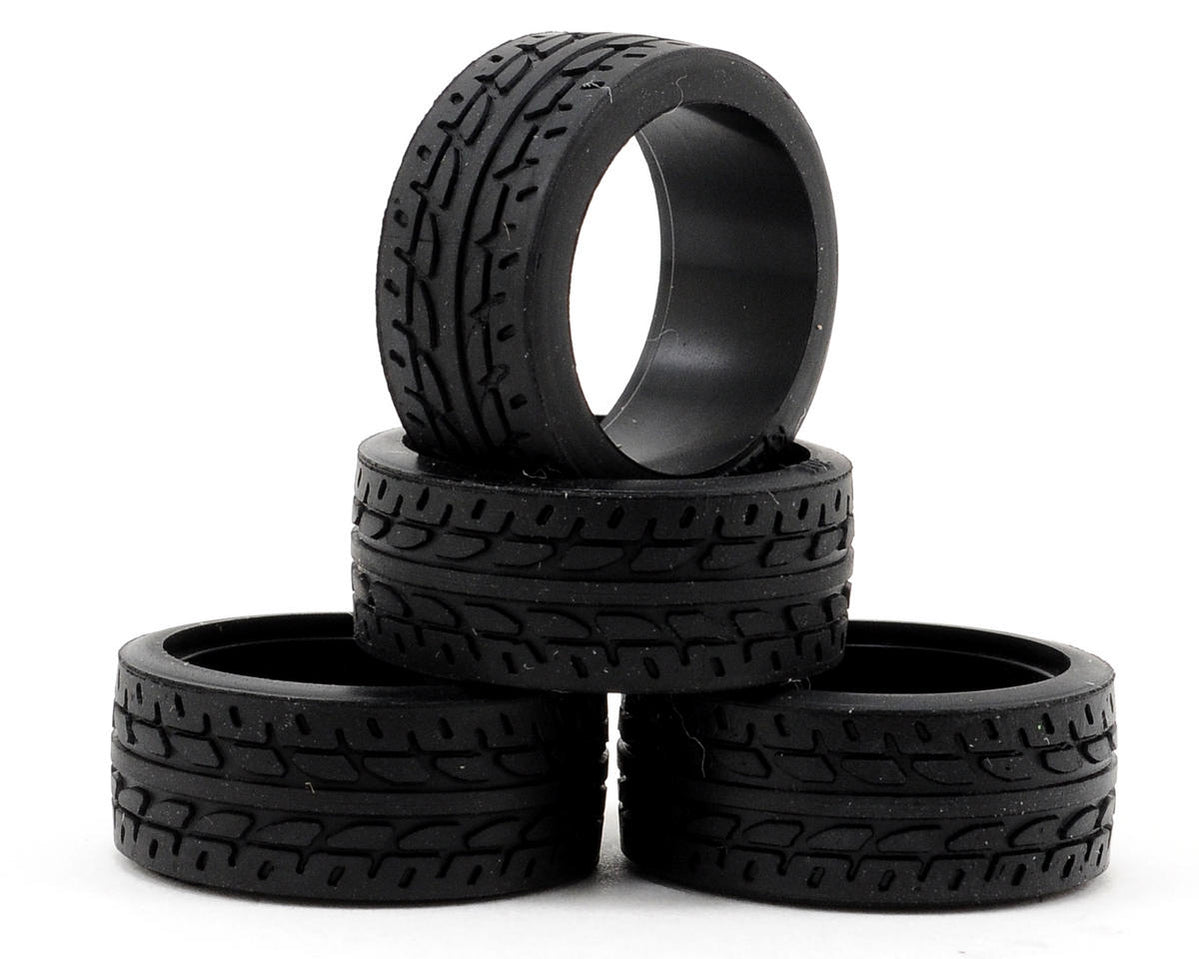 Kyosho Pneumatici 30 Shore per Mini-Z Slick Low Height, Confezione da 4 Kyosho Pneumatici 30 Shore per Mini-Z Slick Low Height, Confezione da 4
