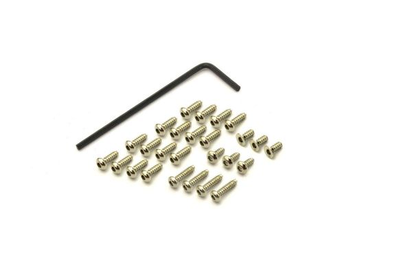 Kyosho MZW440 Nickel Button Hex Screw Set for Mini-Z MR-03
