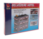 Life-Like 433-1339 HO Scale Belvedere Downtown Hotel Structure Kit