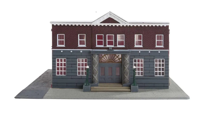 Life-Like 433-1382 HO Scale Woodlawn Police Station Structure Kit