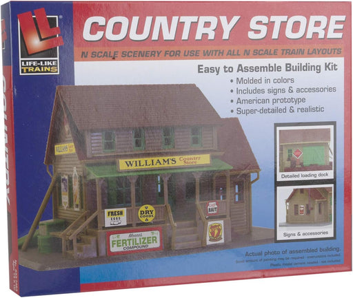 Life Like 7463 N Scale William's Country Store Building Kit