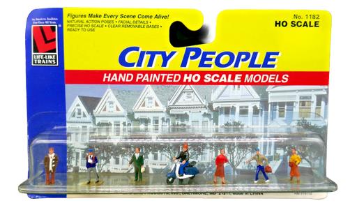 Life-Like SceneMaster 1182 HO Scale City People Figures