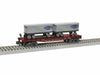 Lionel 1919242 S Gauge American Flyer PRR TOFC Flatcar with Mason Dixon Trailers