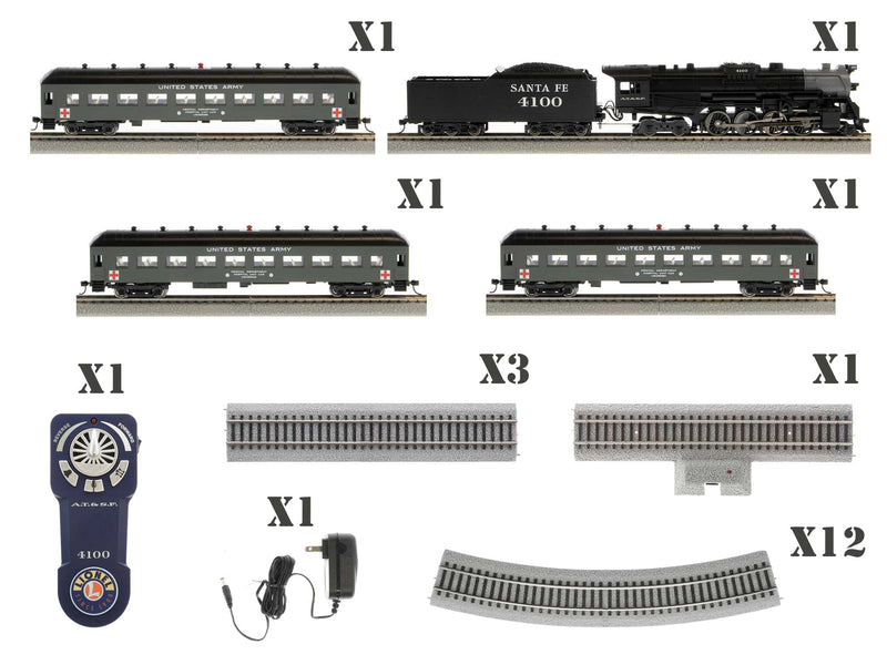 Lionel 1951030 HO Scale Army Hospital Train Set