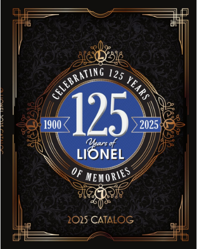 Lionel 2025 125th Anniversary Big Book Catalog - Black Cover