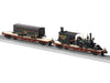 Lionel 2122040 O Gauge PRR Flatcars with John Bull Display Set